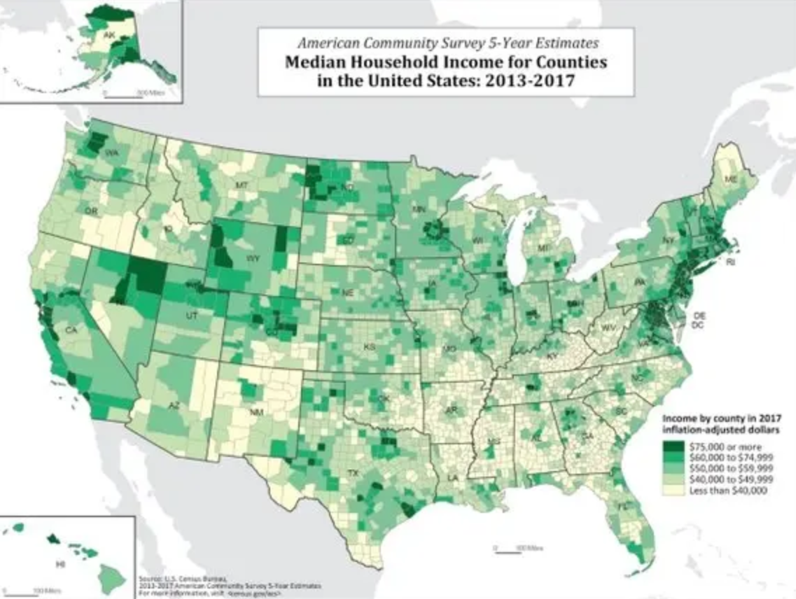 The "bump" from DC to Boston has unusually strong resemblance to the
